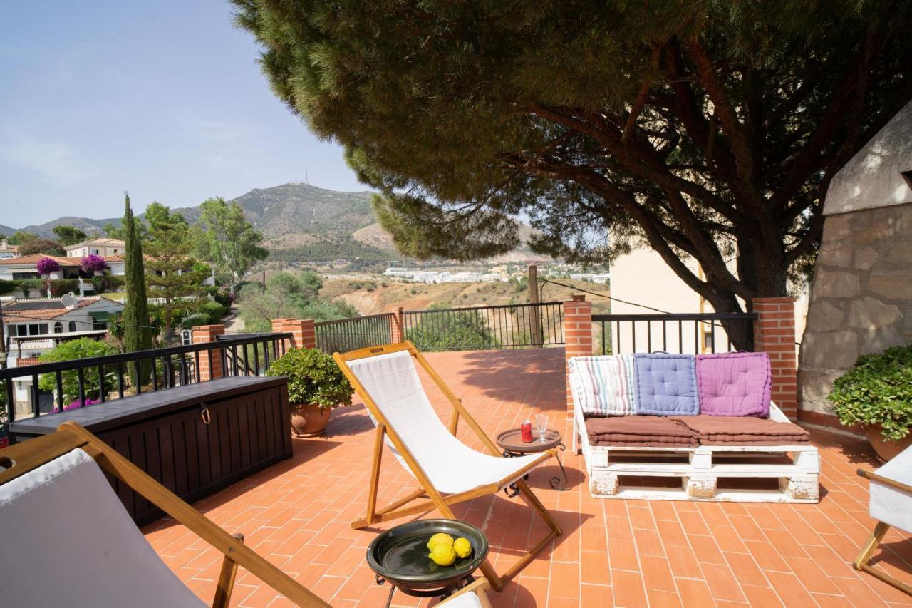 Casa Ancladero Big Rooftop Terrace, 2 Bedroom Guesthouse W Garden And View Fuengirola Εξωτερικό φωτογραφία