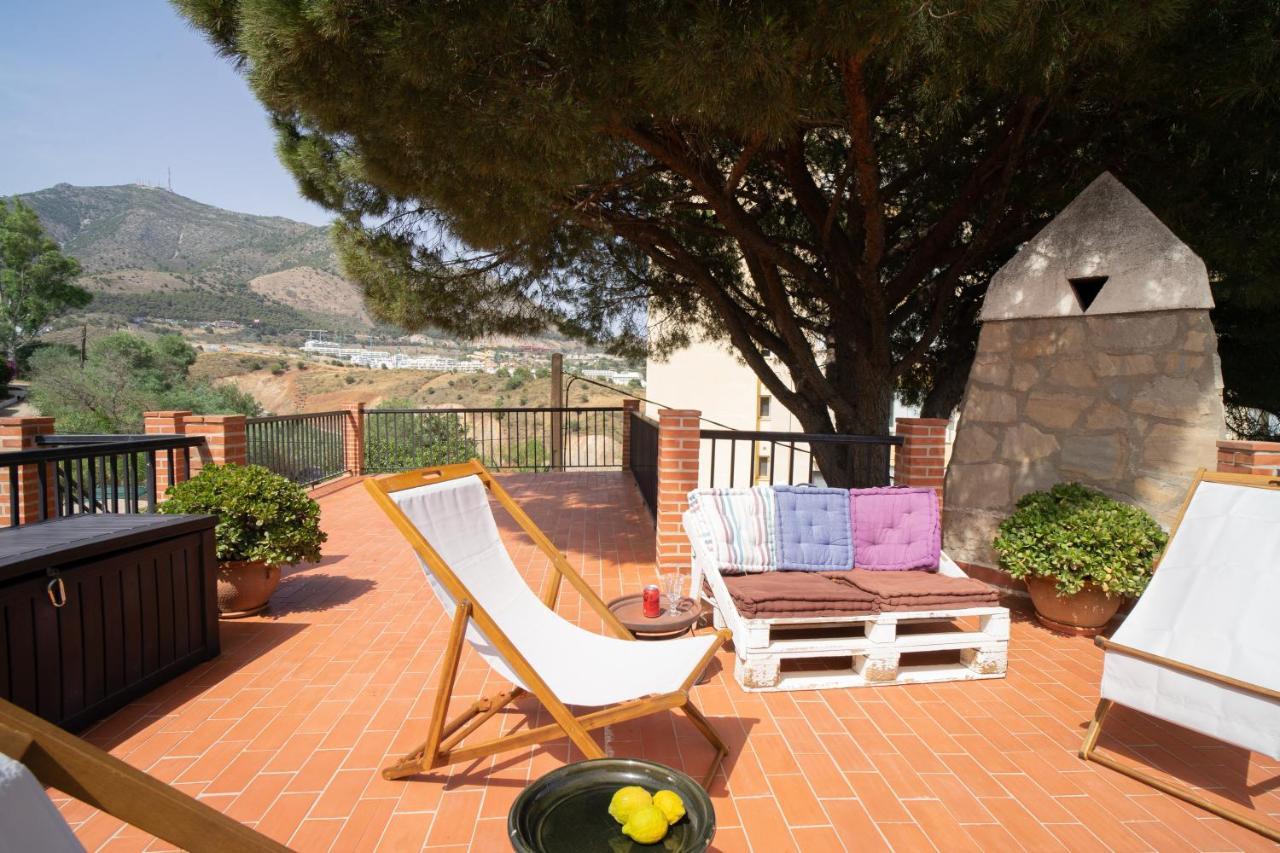 Casa Ancladero Big Rooftop Terrace, 2 Bedroom Guesthouse W Garden And View Fuengirola Εξωτερικό φωτογραφία